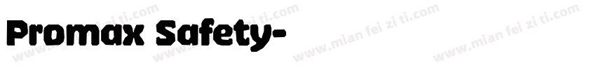 Promax Safety字体转换
